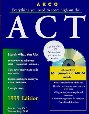 arco act interactive multimedia cd rom inside 1999 1999 edition joan u. levy, norman levy 0028624785,