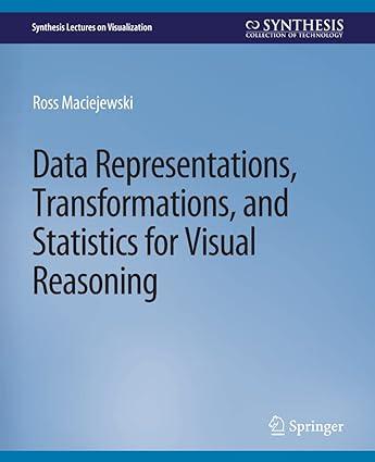 data representations transformations and statistics for visual reasoning 1st edition ross maciejewski