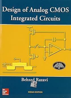 design of analog cmos integrated circuits 1st edition behzad razavi 0070529035, 978-0070529038