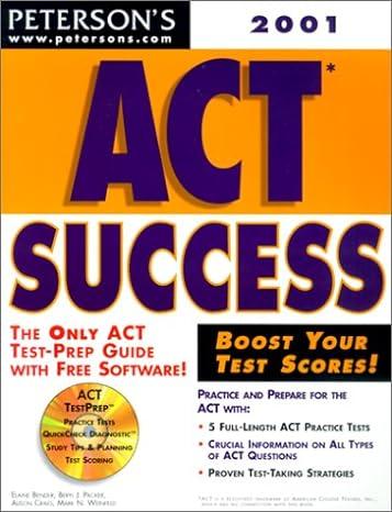 act success the only act test prep guide with free software 2001 2001 edition peterson's guides 0768904064,