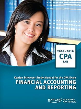 financial accounting and reporting cpa  2009-2010 2009 edition kaplan cpa review 1427788634, 978-1427788634