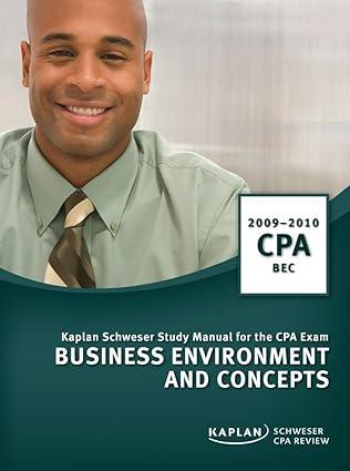 business environment and concepts cpa 2009-2010 2009 edition kaplan cpa review 1427788618, 978-1427788610