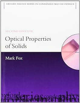 optical properties of solids 2nd edition mark fox 0199573379, 978-0199573370