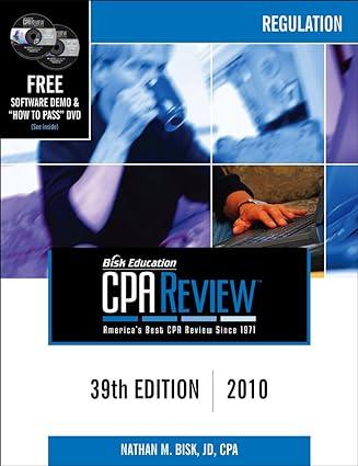 regulation cpa review 2010 39th edition nathan m. bisk 1579617352, 978-1579617356
