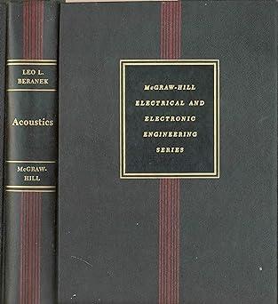 acoustics 1st edition leo l. beranek 0070048355, 978-0070048355
