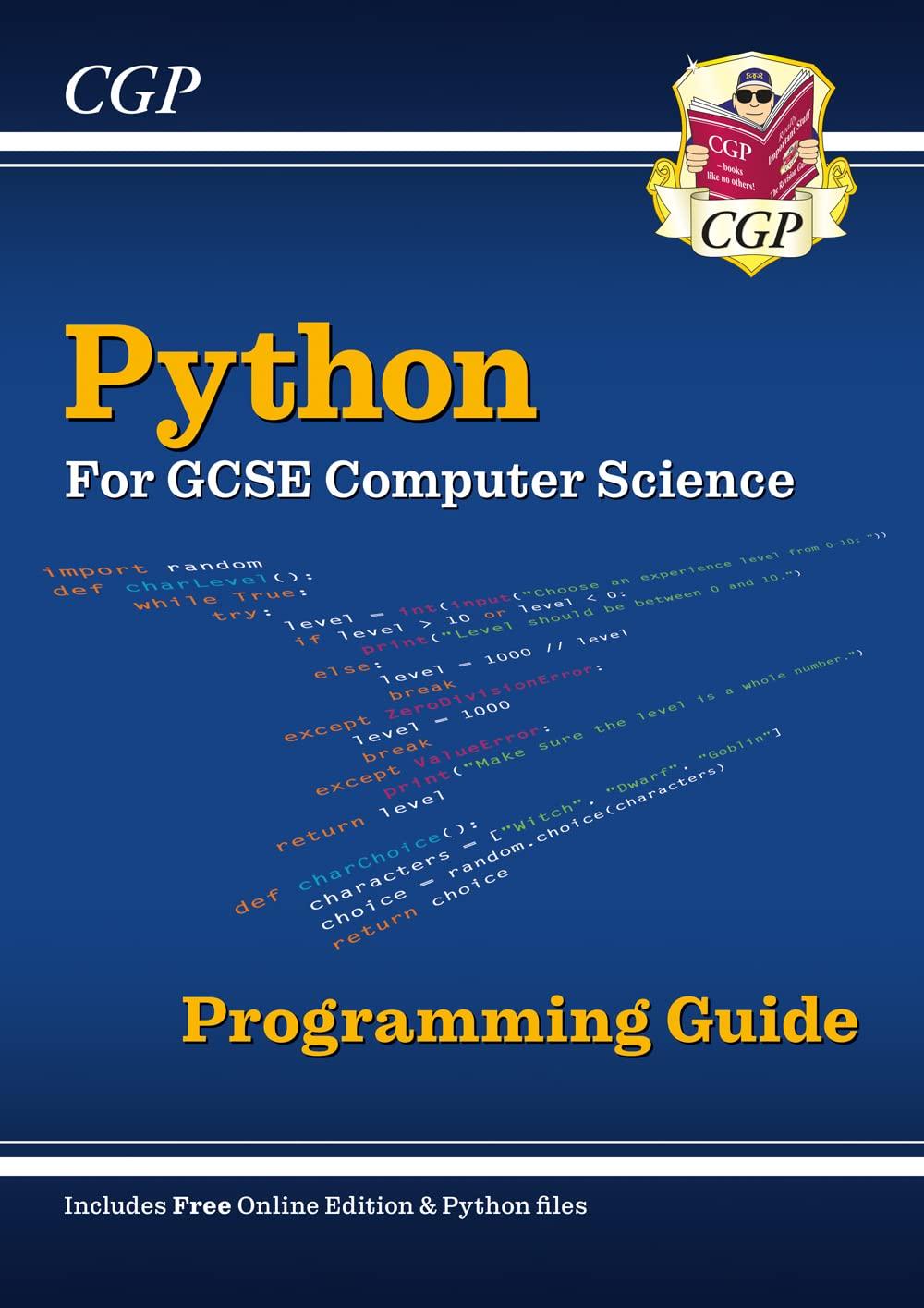 python programming guide for gcse computer 1st edition cgp books 1789088623, 978-1789088625