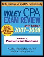 wiley cpa exam review problems and solutions 2007-2008 vol 2 34th edition patrick r. delaney, o. ray