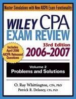 wiley cpa exam review problems and solutions vol 2 2006-2007 33rd edition patrick r. delaney, o. ray