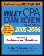 wiley cpa exam review problems and solutions vol 2 2005-2006 32nd edition patrick r. delaney, o. ray