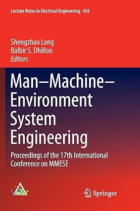 man machine environment system engineering proceedings of the 17th international conference on mmese 1st