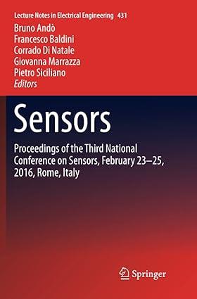sensors proceedings of the third national conference on sensors 1st edition bruno andò, francesco baldini,
