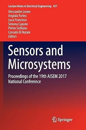 Sensors And Microsystems Proceedings Of The 19th AISEM 2017 National Conference