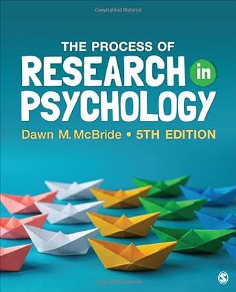 the process of research in psychology 5th edition dawn m. mcbride 1071847473, 978-1071847473