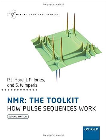 nmr the toolkit how pulse sequences work oxford chemistry primers 2nd edition peter hore, jonathan jones,