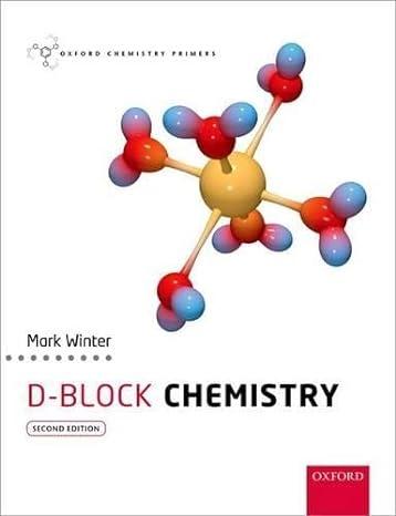 d block chemistry oxford chemistry primers 2nd edition mark winter 0198700962, 978-0198700968