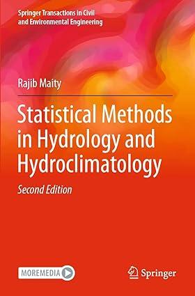 statistical methods in hydrology and hydroclimatology 2nd edition rajib maity 9811655197, 978-9811655197