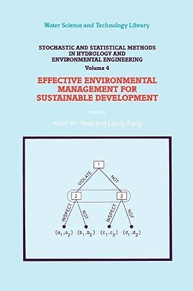 stochastic and statistical methods in hydrology and environmental engineering volume 4 effective