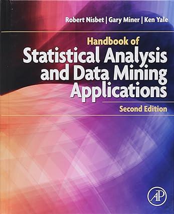 Handbook Of Statistical Analysis And Data Mining Applications