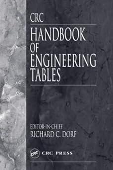 crc handbook of engineering tables 1st edition richard c. dorf 0849315875, 978-0849315879