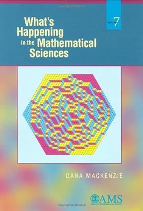 whats happening in the mathematical sciences 1st edition dana mackenzie 0821844784, 978-0821844786