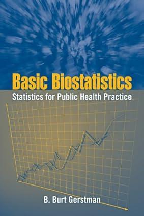 basic biostatistics statistics for public health practice 1st edition b. burt gerstman 0763735809,