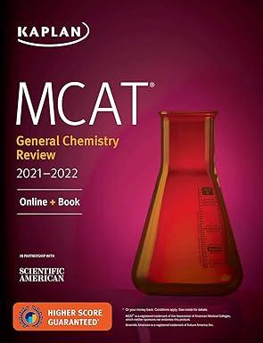 mcat general chemistry review 2021-2022 2021 edition kaplan test prep 1506262309, 978-1506262307