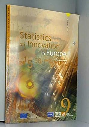 statistics on innovation in europe data 1996-1997 1st edition european communities 9289401737, 978-9289401739