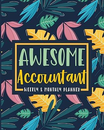 awesome accountant weekly and monthly planner 1st edition kuro hetty publishing b09gqsqhtb, 979-8478154806