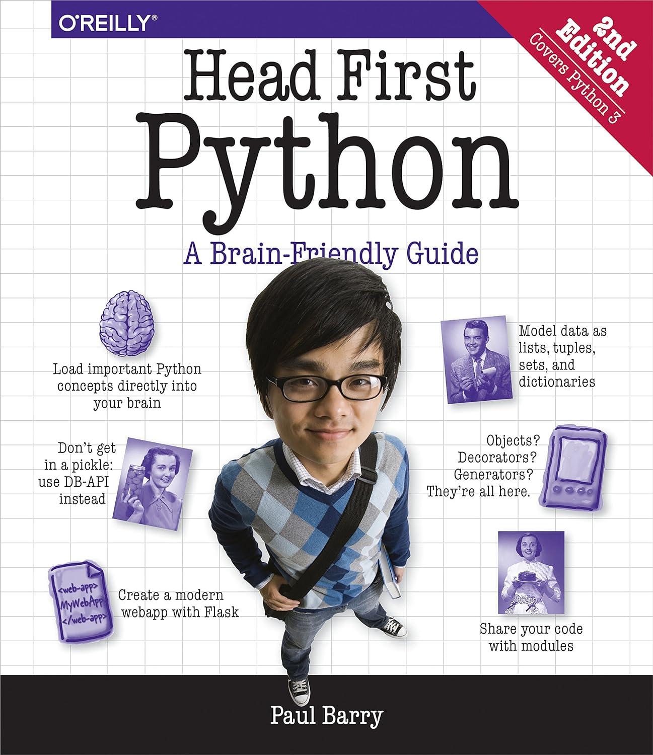 head first python  a brain friendly guide 2nd edition paul barry 1491919531, 978-1491919538