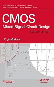 cmos mixed signal circuit design 2nd edition baker 0470290269, 978-0470290262