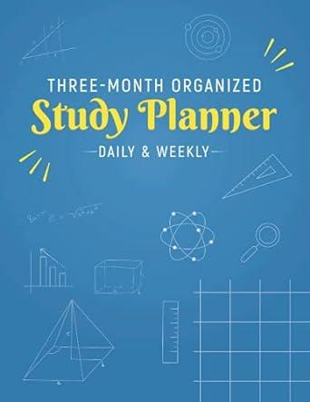 three month organized study planner daily and weekly 1st edition shourov udoy b093rzjmgs, 979-8745382239
