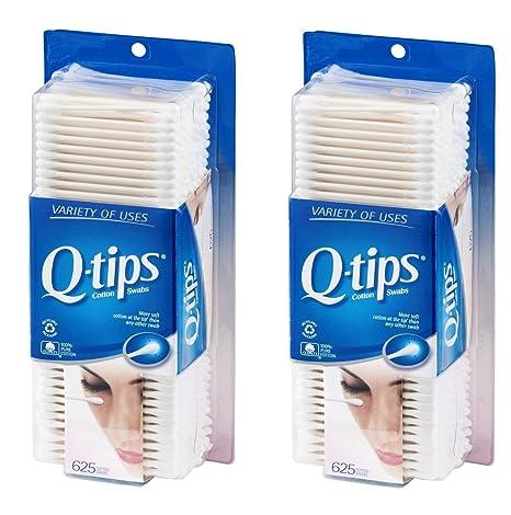 q-tips safety swabs family size 625 ct  q-tips b00lkpm39a