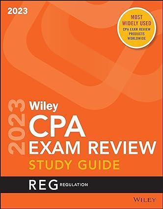 wiley cpa exam review study guide 2023 2023 edition wiley 1394155638, 978-1394155637