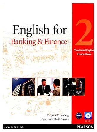 english for banking and finance volume 2 1st edition marjorie rosenberg 1408269899, 978-1408269893