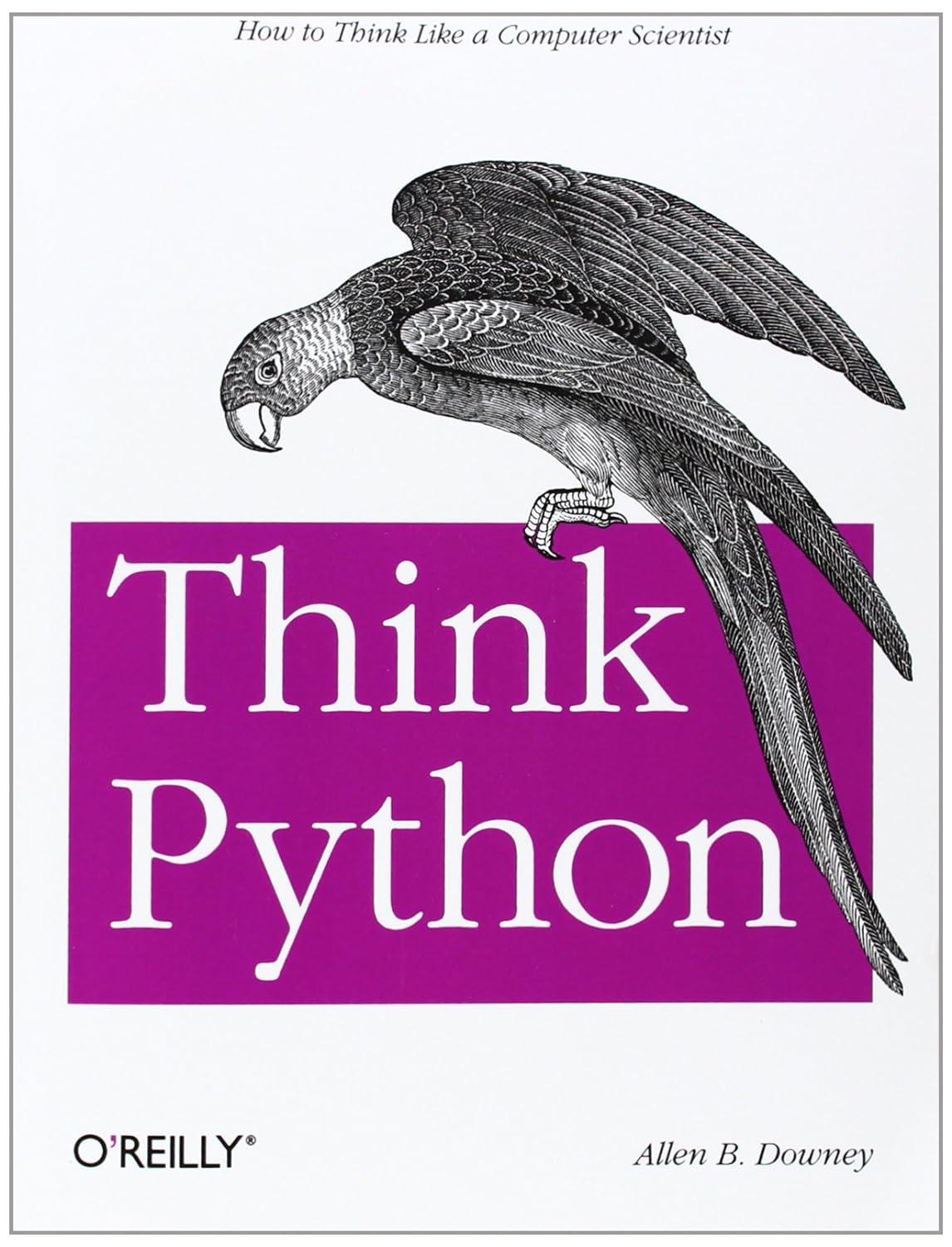 think python 1st edition allen b. downey 144933072x, 978-1449330729