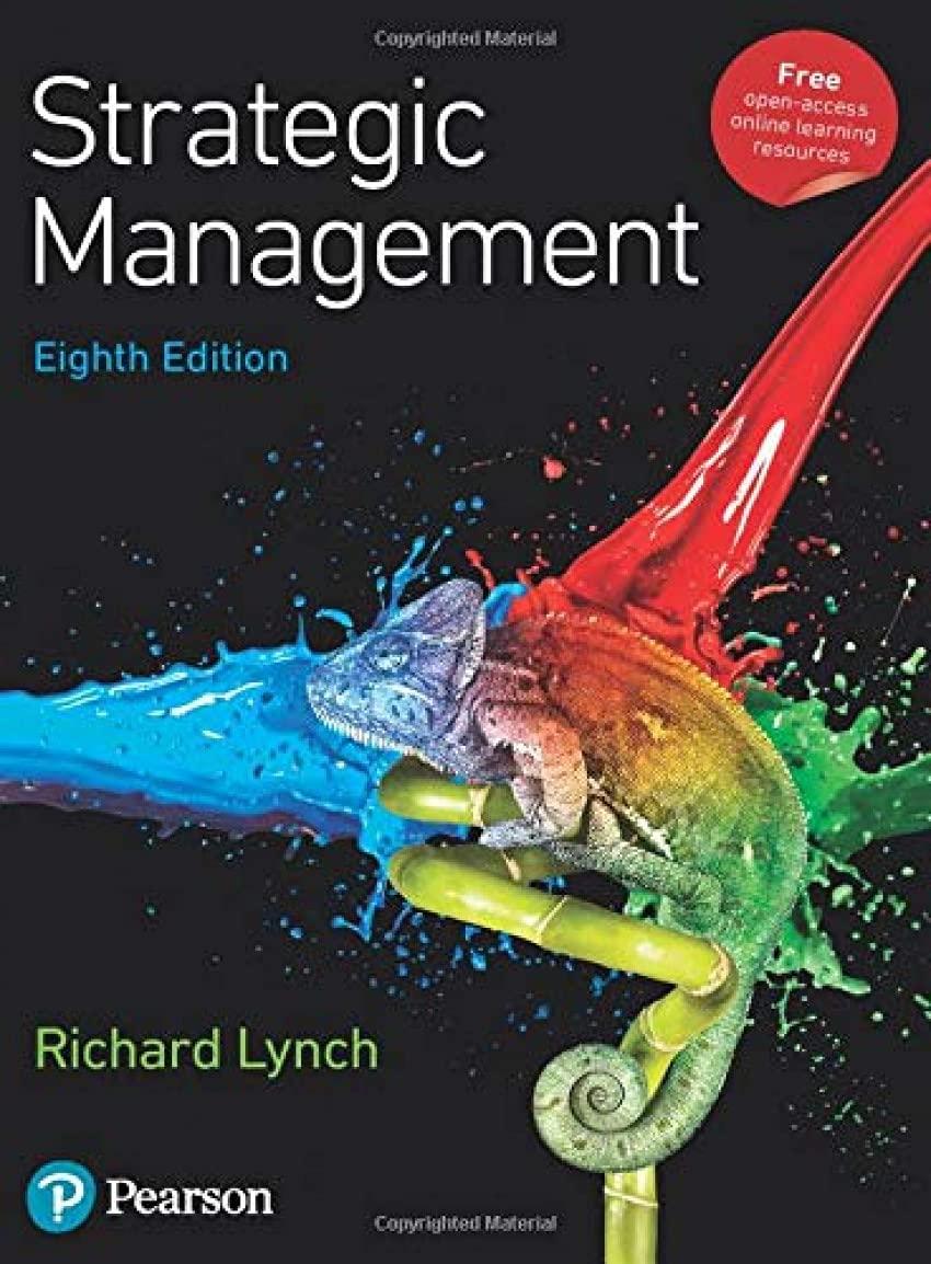 strategic management 8th edition richard lynch 1292211407, 978-1292211404