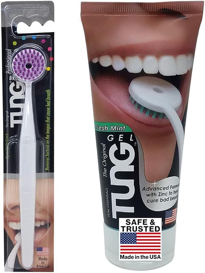 Yindran Tung Brush And Gel Tongue Cleaner