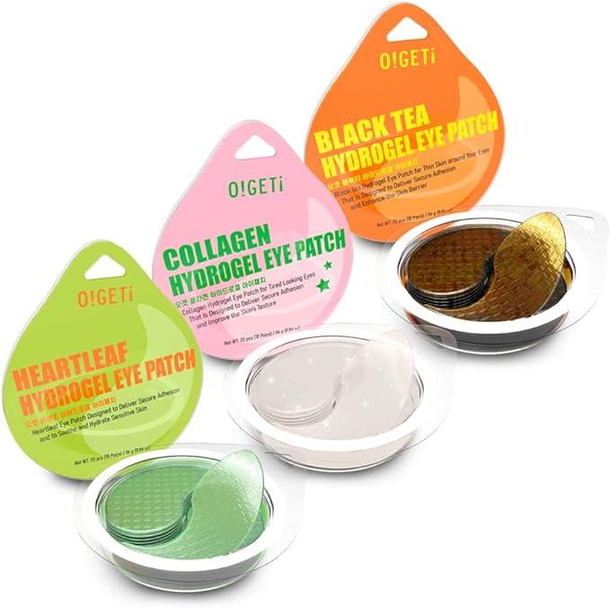 o!geti hydrogel eye patches 30 pairs moisturizer gel pads  o!geti ?b08twgt2r3