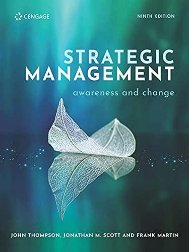 strategic management awareness and change 9th edition frank martin , john l. thompson , jonathan m.scott