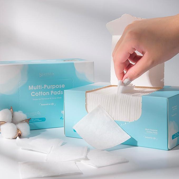 shino multi-purpose cotton pads for sensitive skin  shino ?b0b4r7h3gq