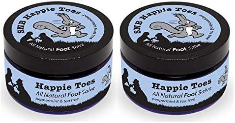 squirrels nut butter happie toes all natural foot salve  squirrel's nut butter b07kcmbpsf
