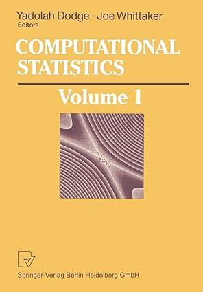 computational statistics volume 1 1st edition joe whittaker yadolah dodge, yadolah dodge 379080634x,