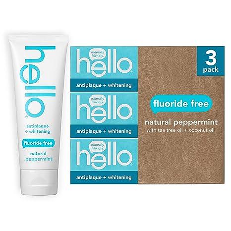 hello antiplaque whitening fluoride free toothpaste  hello b09p44q558