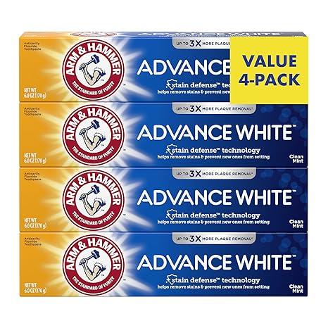 arm and hammer advance white toothpaste clean mint flavor  arm & hammer b09vk1rkm8