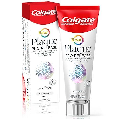 colgate total plaque pro release whitening toothpaste  colgate b0b9g51rwn