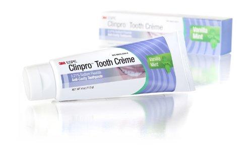 3m clinpro tooth creme sodium fluoride anti cavity toothpaste vanilla mint  3m b00k5hv1ho