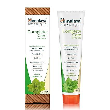 himalaya botanique complete care toothpaste herbal peppermint flavor  himalaya b01cwyerms