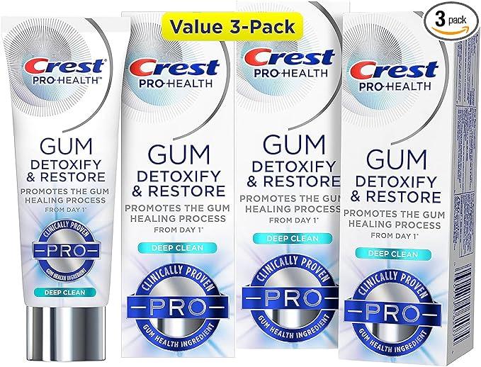 crest pro-health gum detoxify and restore toothpaste  crest b0bp61t1m5