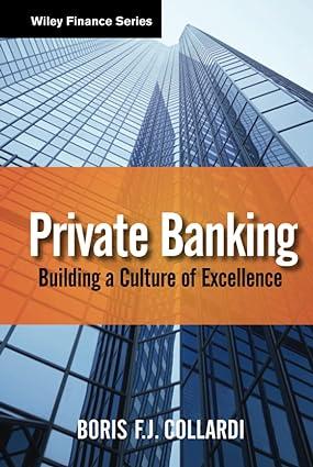 private banking building a culture of excellence 1st edition boris f. j. collardi 0470824379, 978-0470824375