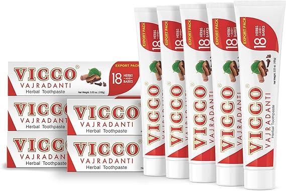 vicco vajradanti herbal ayurvedic toothpaste  vicco b0ch3khn84